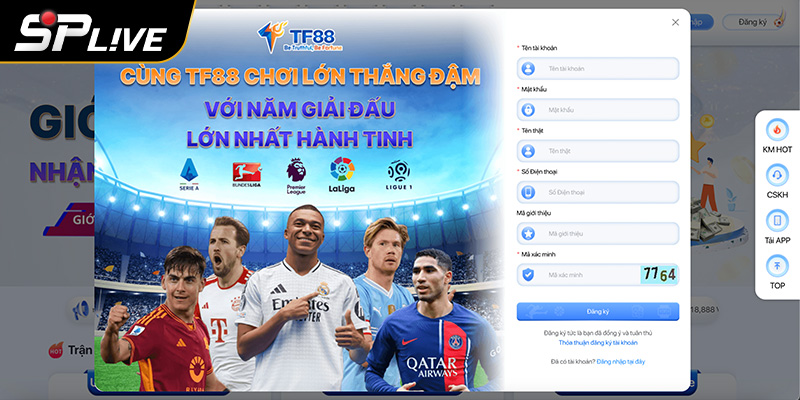 Hướng dẫn trở thành hội viên nhà cái TF88