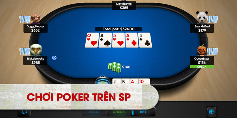 Chơi Poker trên SP8