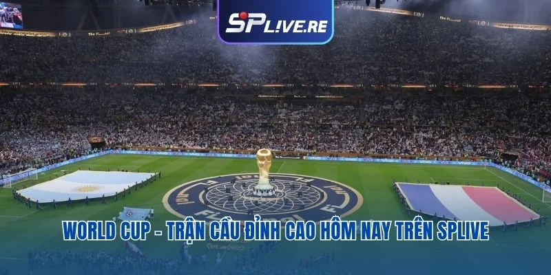 World Cup - Trận cầu đỉnh cao hôm nay trên Splive